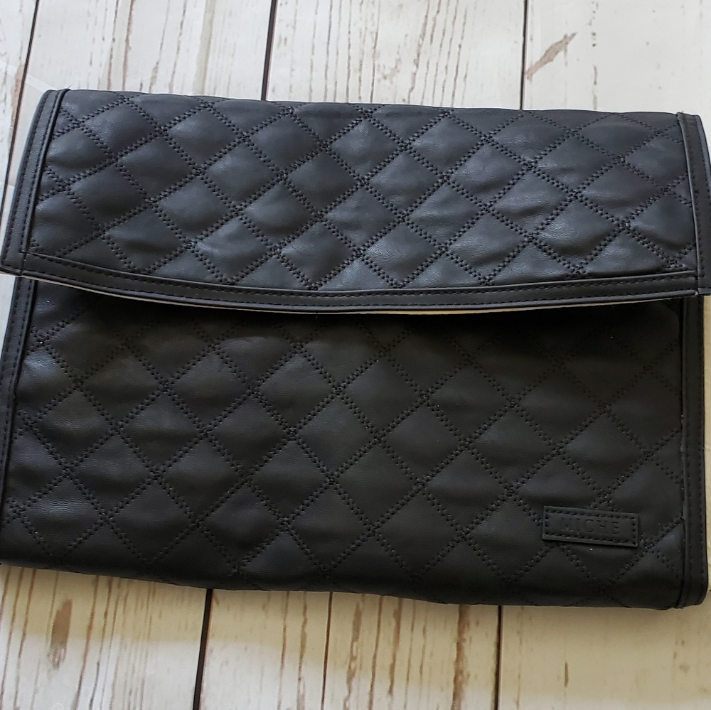 Miche travel jewelry organizer, fold over bag black
